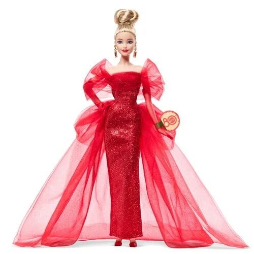 Barbie Mattel 80th Anniversary Doll with Stand – Collector’s Edition
