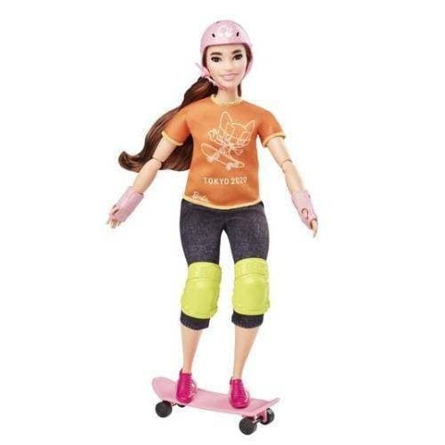 Barbie You Can Be Anything Tokyo 2020 Skateboarding Doll for Kids
