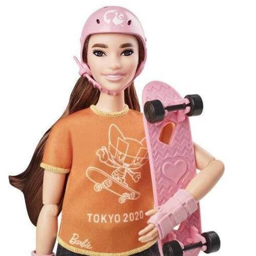 Barbie You Can Be Anything Tokyo 2020 Skateboarding Doll for Kids