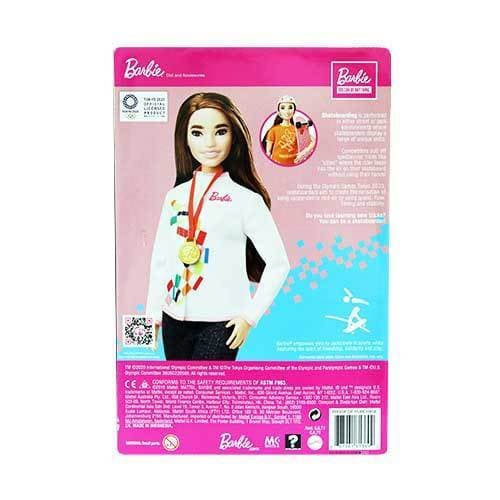 Barbie You Can Be Anything Tokyo 2020 Skateboarding Doll for Kids