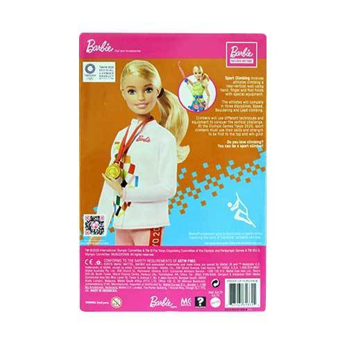 Barbie You Can Be Anything Tokyo 2020 Sport Climbing Doll for Kids