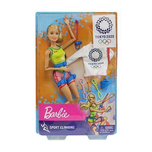 Barbie You Can Be Anything Tokyo 2020 Sport Climbing Doll for Kids
