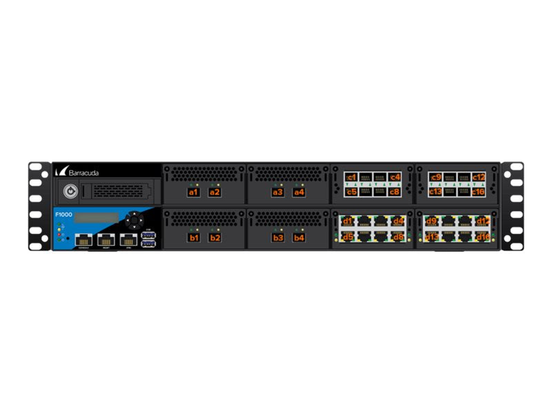 Barracuda CloudGen Firewall F-Series F1000B model CFE - Firewall - hardware only - 10GbE - 2U - rack-mountable