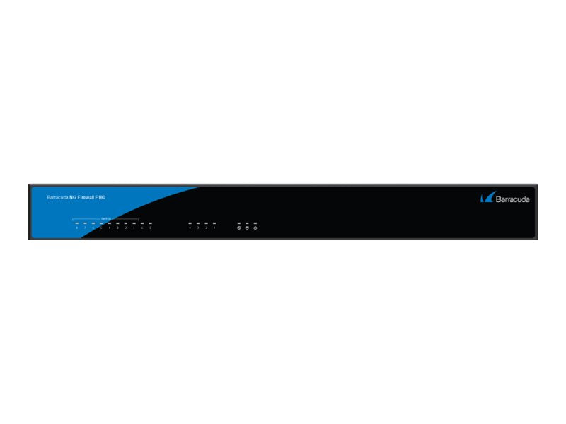 Barracuda CloudGen Firewall F-Series F180 - Firewall - 1GbE - Wi-Fi - Barracuda Pool Licensing - desktop