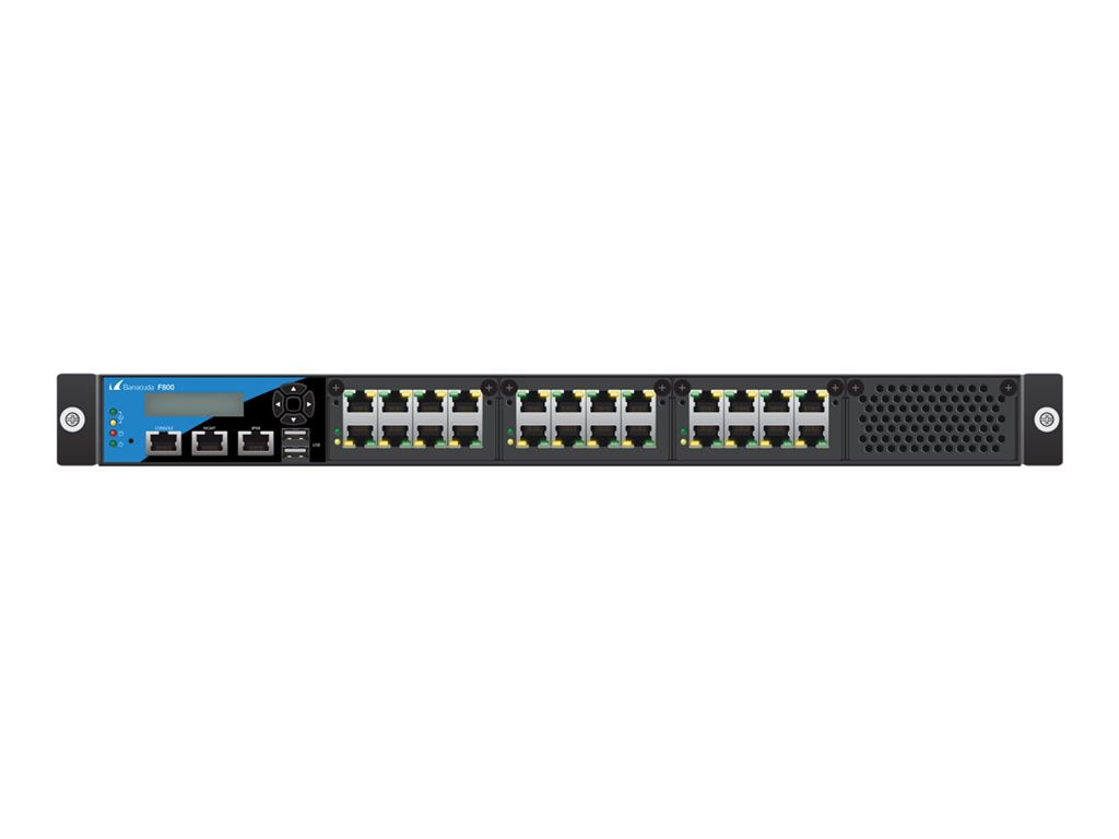 Barracuda CloudGen Firewall F-Series F800.CCC - Firewall - 1GbE - 1U - demo - rack-mountable