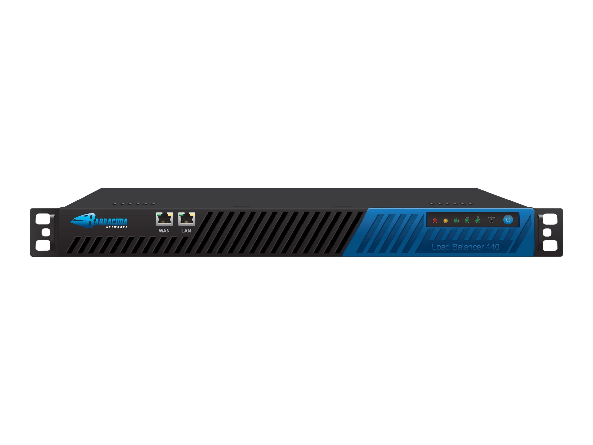 Barracuda Load Balancer 440 - Load balancing device - 2 ports - GigE - 1U - rack-mountable BBF440A