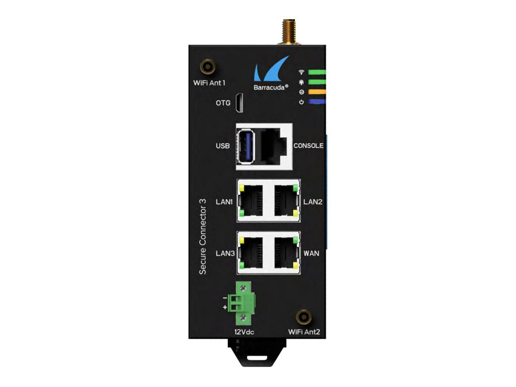 Barracuda Secure Connector 35 - Security appliance - 1GbE - Wi-Fi - 3G, 4G, 2G - 2.4 GHz - GSM 850/900/1800/1900 / UMTS 850/900/1900/2100 BNGFSC35A