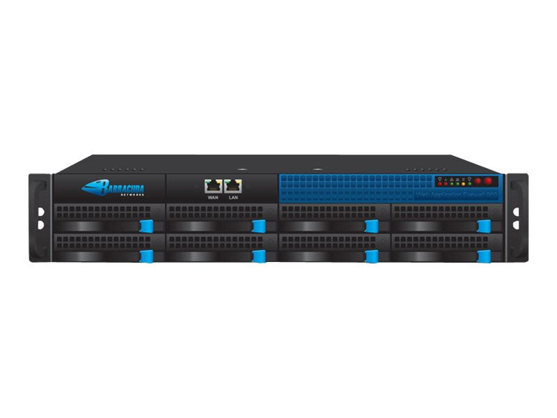 Barracuda Web Application Firewall 960 - Security appliance - 10GbE - AC 100 - 240 V - 2U - rack-mountable BWF960D