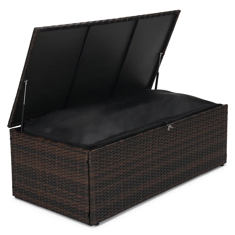 Barrada 5 Piece Rattan Outdoor Sofa Seating Group With Cushions