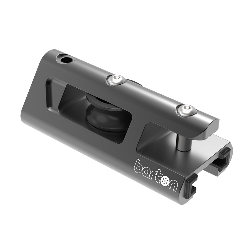 Barton 32mm End Stop &amp; Becket Genoa Car Track - Black