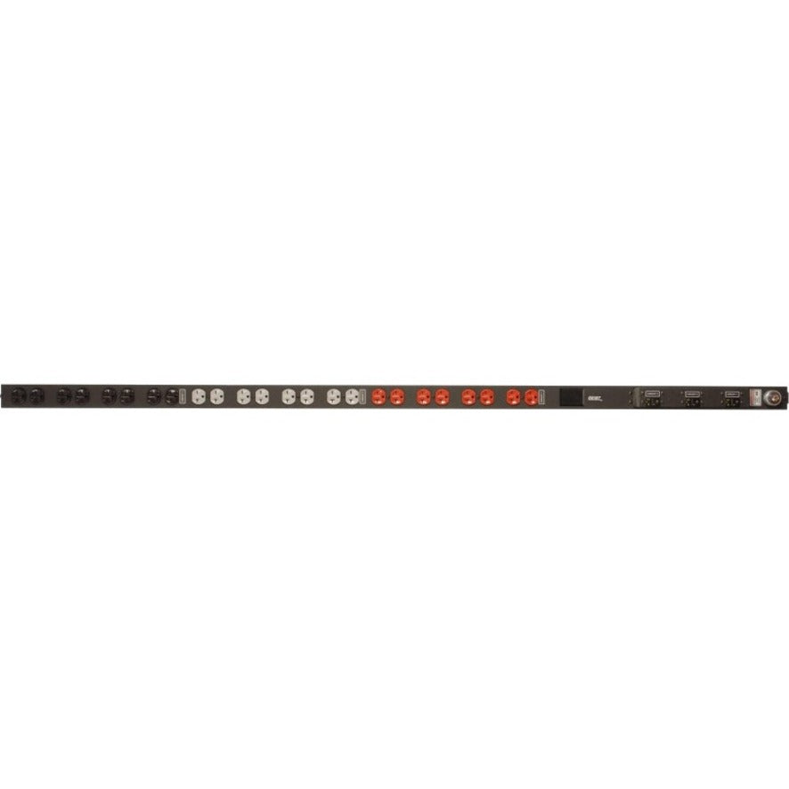 Basic Power Distribution Unit - 30A 208V Delta Vertical PDU | Vertiv 12656