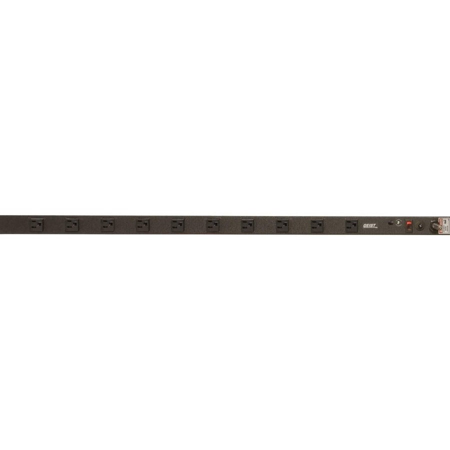 Basic Standard PDU - Vertiv Geist 15A 120V NEMA 5-15R Zero-U Power Distribution Unit | Tecisoft 28049