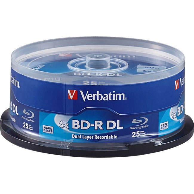 Bd-R Dl 50Gb 6X Branded 25Pk Spindle