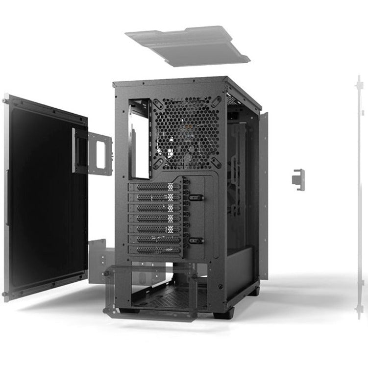 Be Quiet! Bgw34 Pure Base 500 Window Black, Atx, Midi Tower Computer Case, Tempered Glass Window, Two Preinstalled Fans