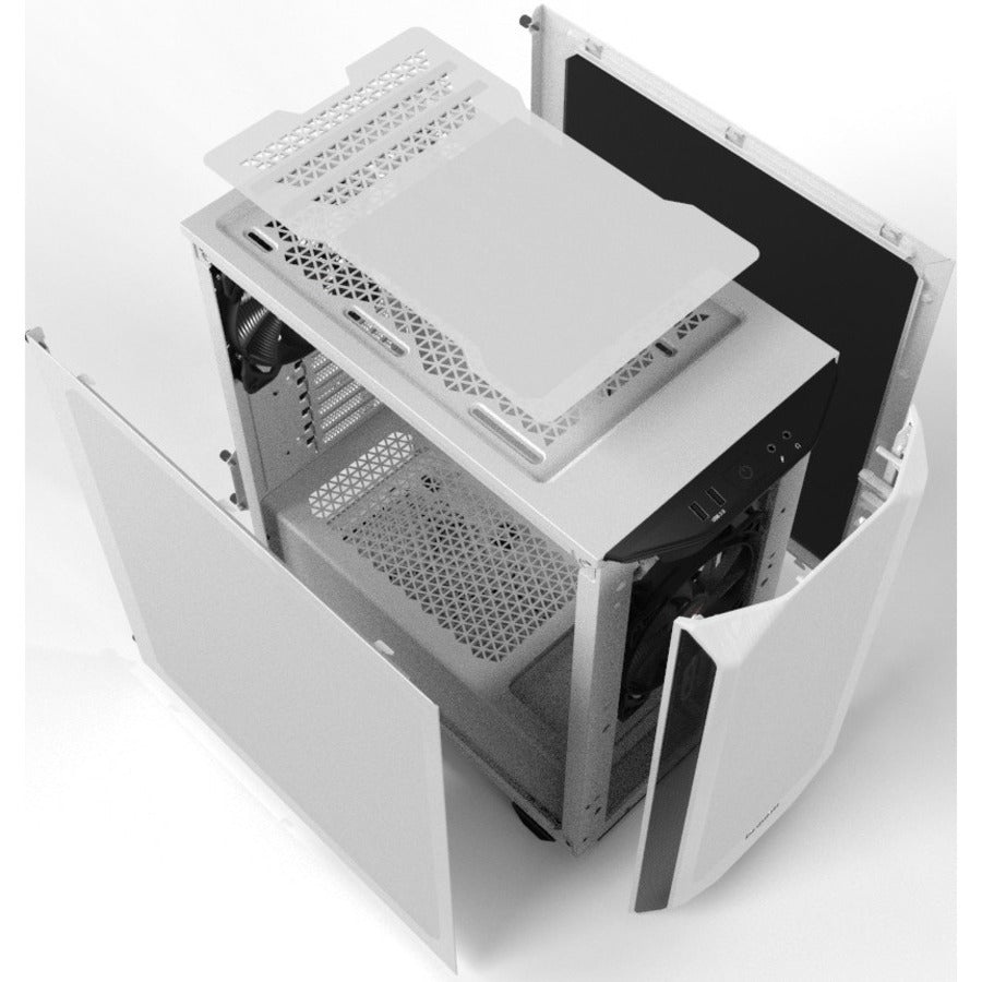 Be Quiet! Bgw35 Pure Base 500 Window White, Atx, Midi Tower Computer Case, Tempered Glass Window, Two Preinstalled Fans