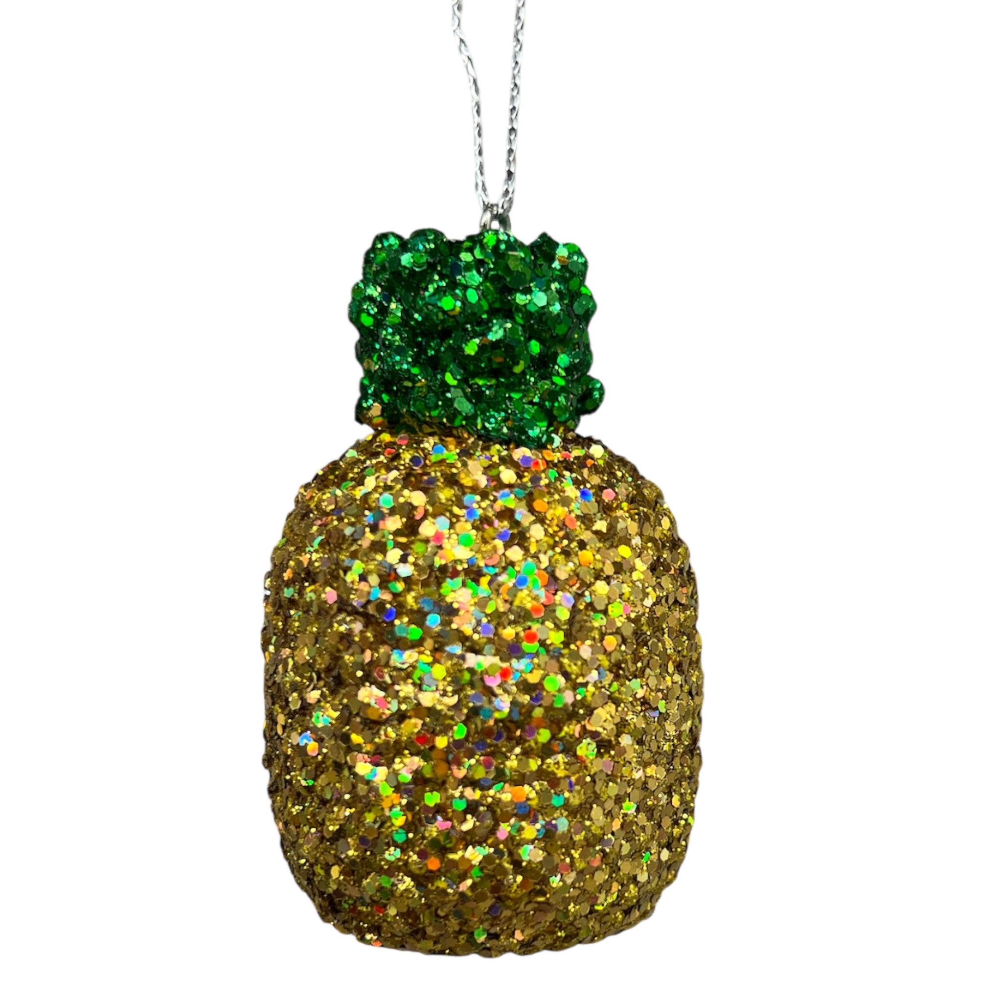 Bedazzled Pineapple Ornament - Tropical Sparkle
