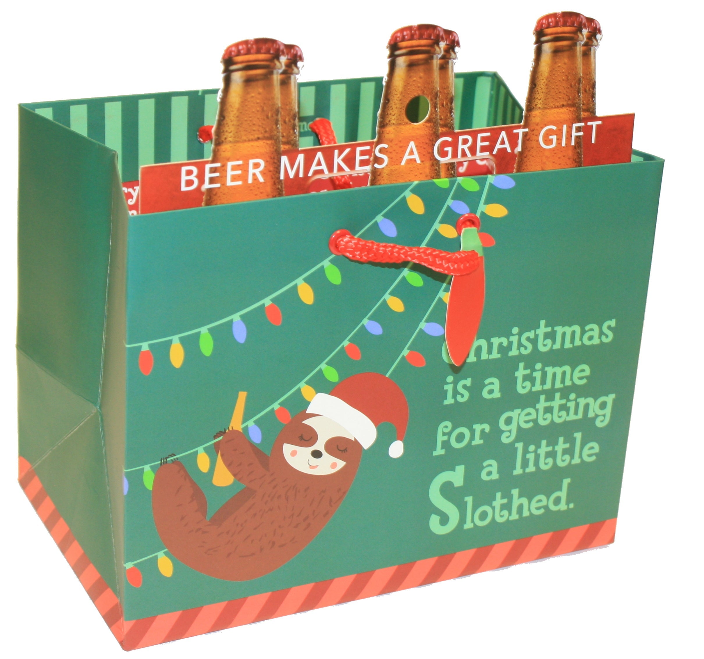 Beer Bag Gift Bag - Sloth