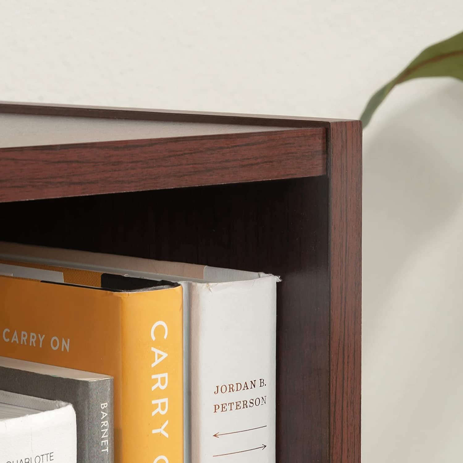 Beginnings 3 Shelf Bookcase In Brook Cherry Finish
