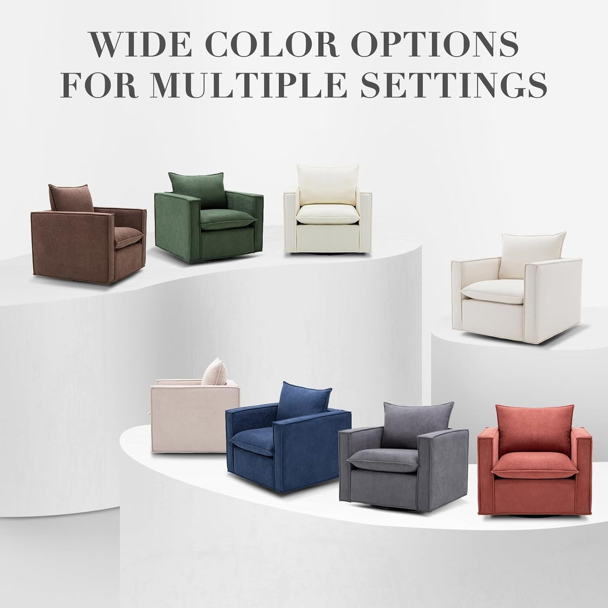 Beige 34 Inch Upholstered Accent Chair Modern Room