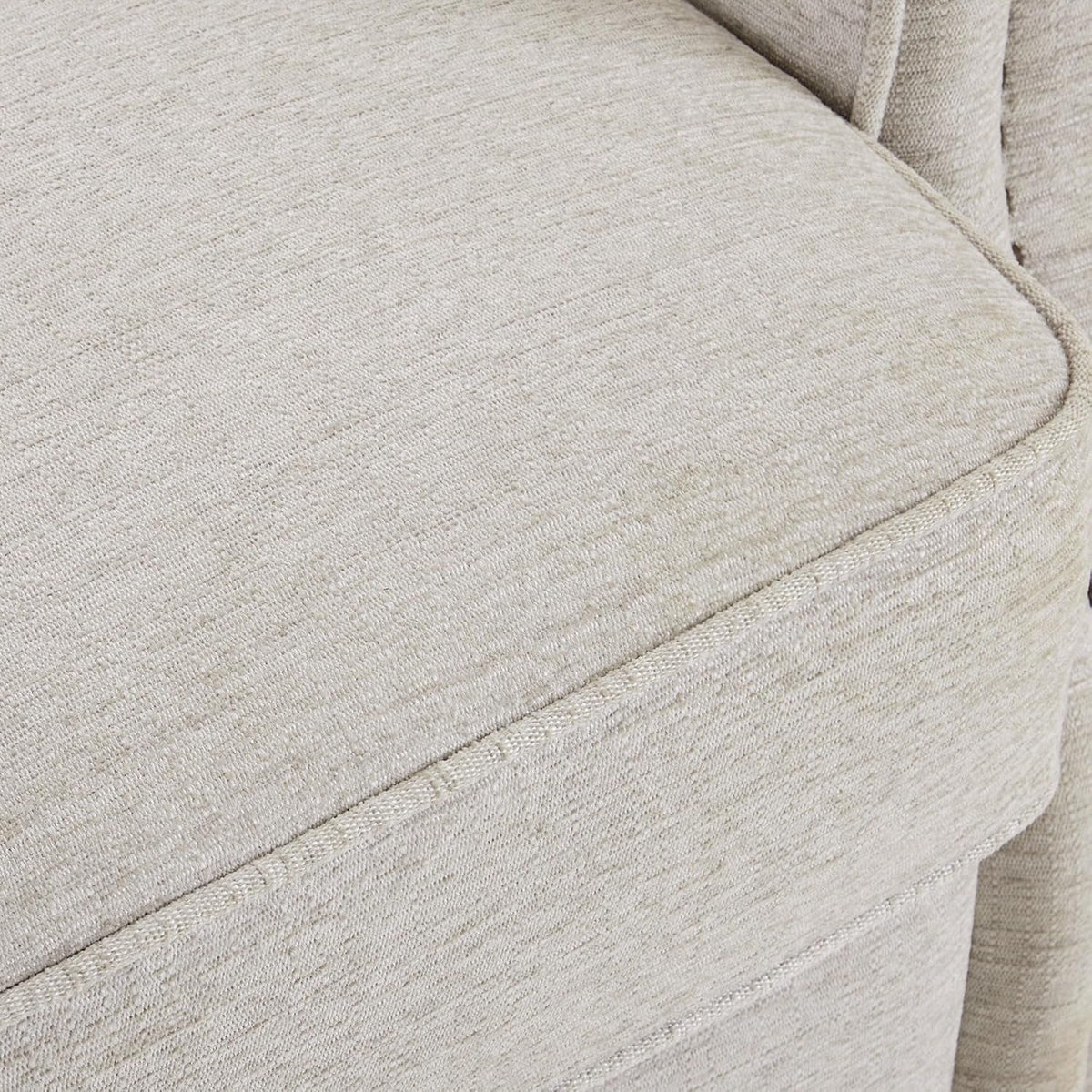 Beige Pushback Recliner Chair For Living Room Office
