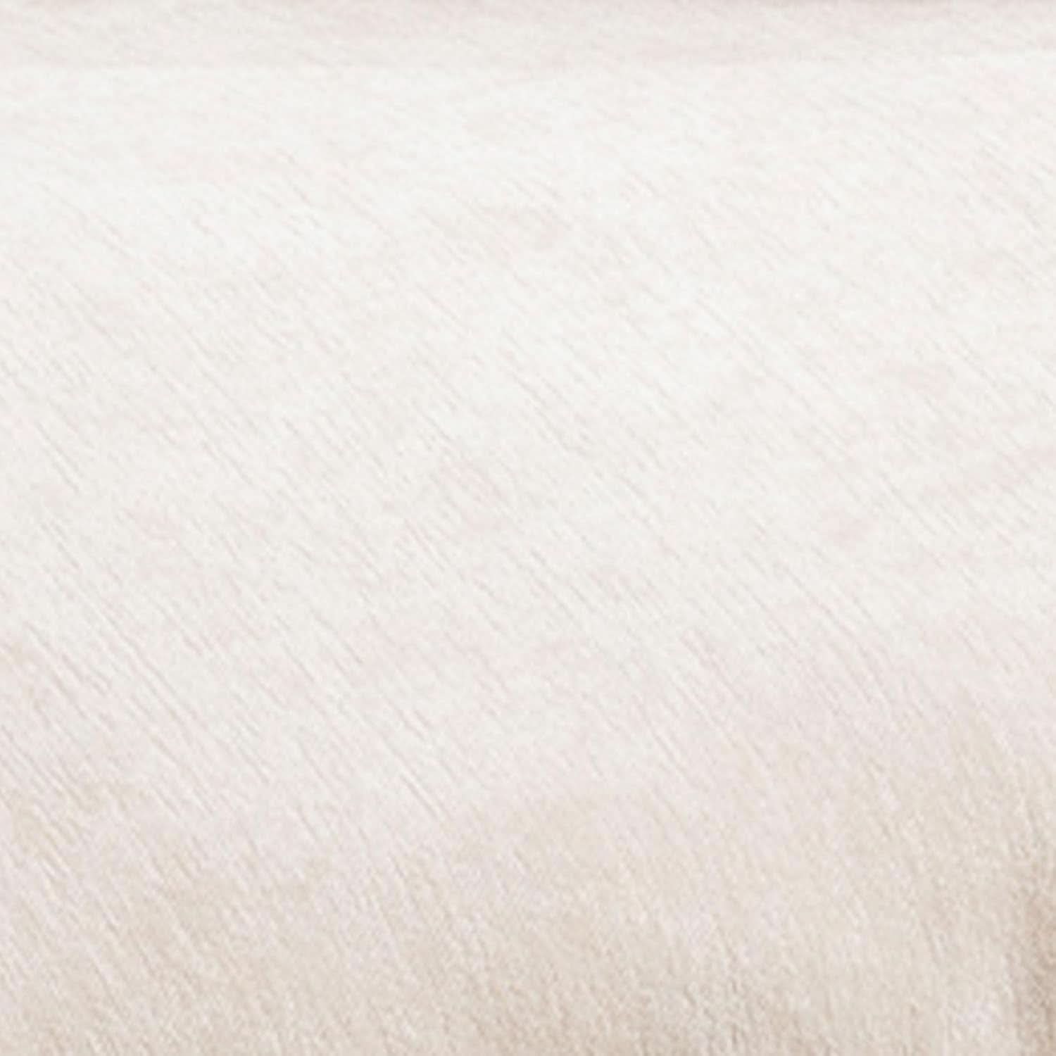 Beige Upholstered Oversized Chair With Ottoman Chenille