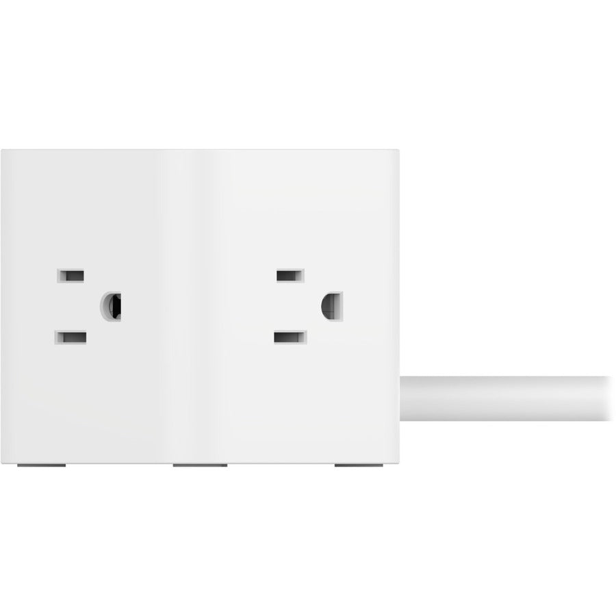 Belkin 3-Outlet Power Cube with 5-Foot Cord and USB-A Ports SRA006P3TT5