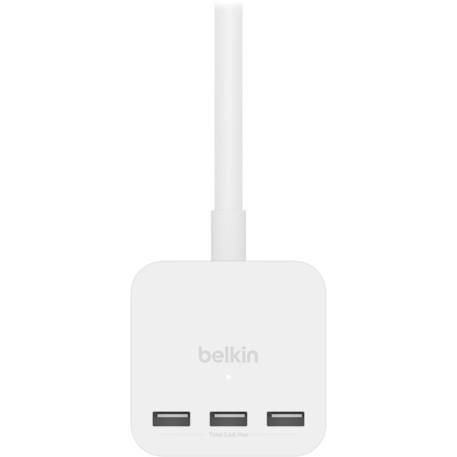 Belkin 3-Outlet Power Cube with 5-Foot Cord and USB-A Ports SRA006P3TT5