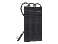 Belkin 6-Outlets Surge Suppressor/Protector - 6 x AC Power - 600 J - 5.9 ft