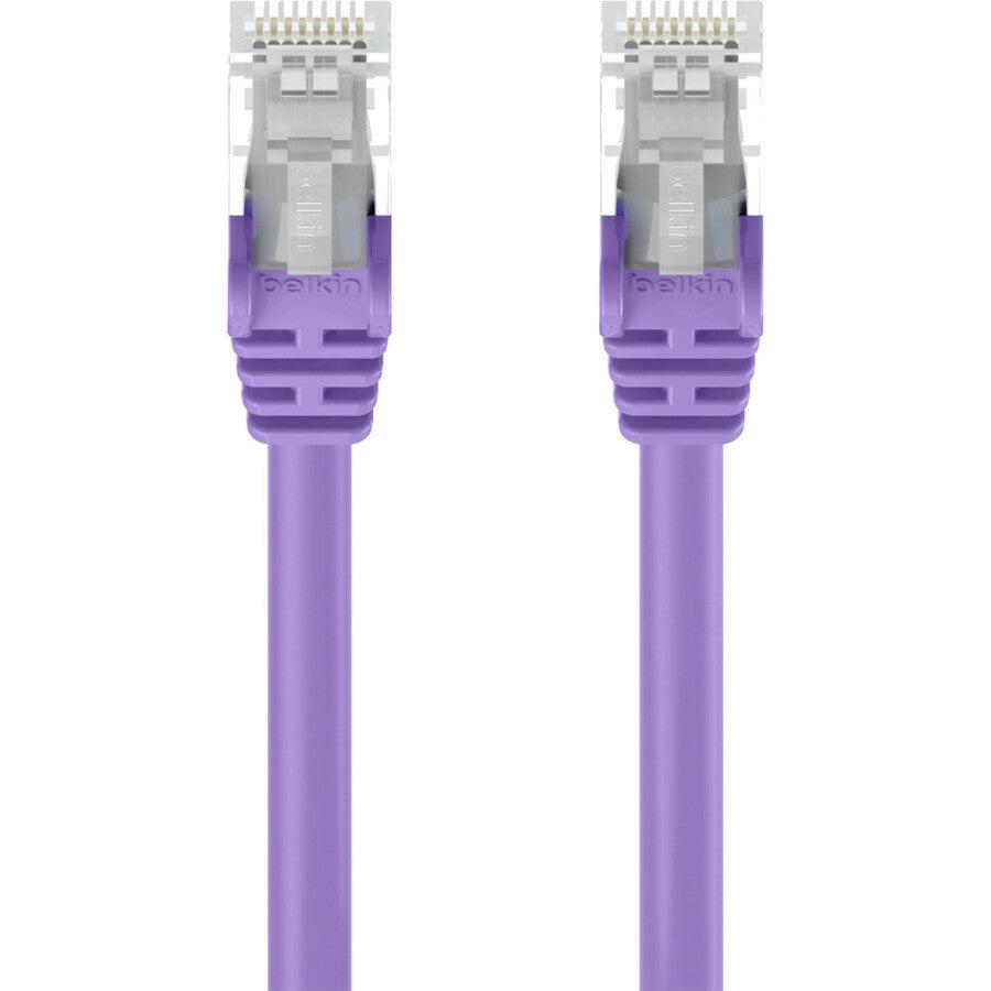 Belkin A3L980-75-Pur-S Networking Cable Purple 22.86 M Cat6 U/Utp (Utp)