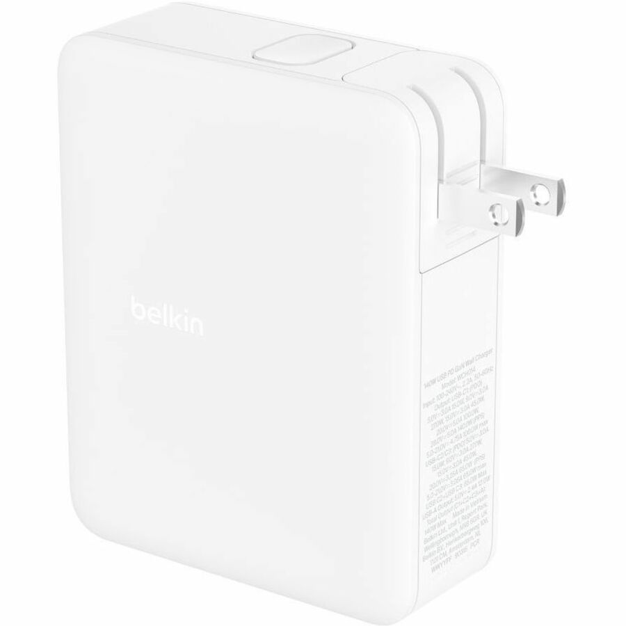 Belkin BOOST&uarr;CHARGE PRO 140W 4-Port GaN Wall Charger - 140 W - White