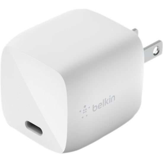 Belkin BoostCharge 30W USB-C GaN Wall Charger (USB-C to Lightning Cable included) - Power Adapter WCH001DQ1MWH-B5