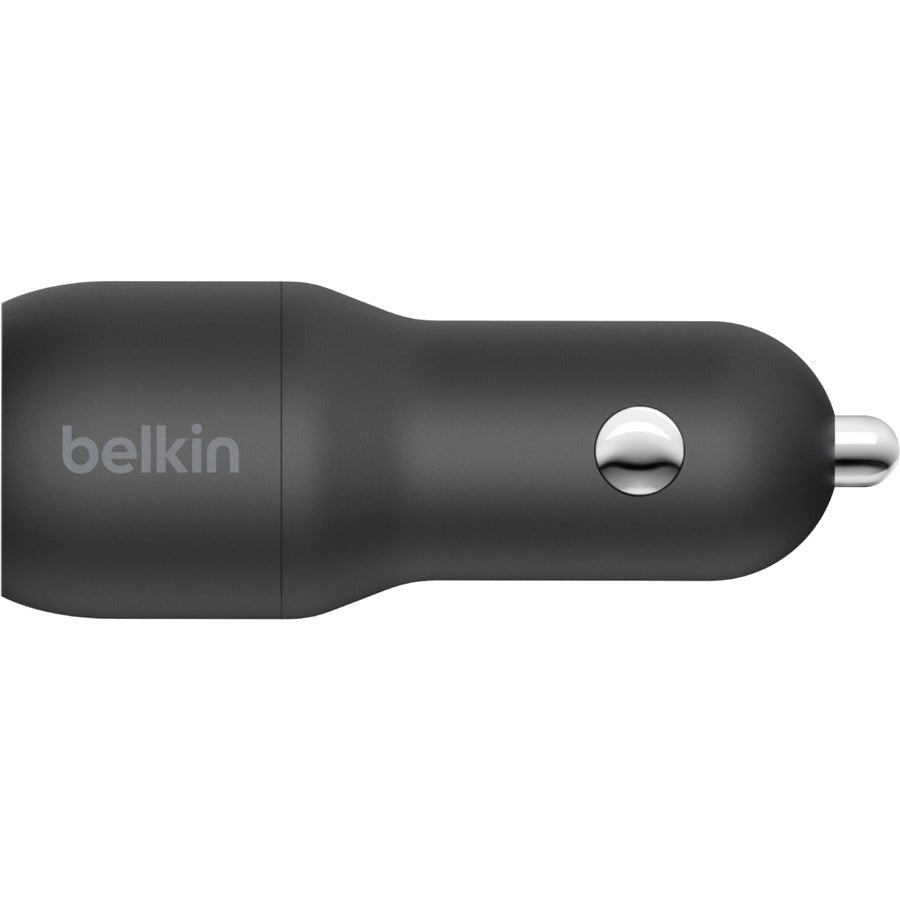 Belkin BoostCharge Dual USB-A Car Charger 24W (USB-A to Micro-USB Cable included) CCE002BT1MBK