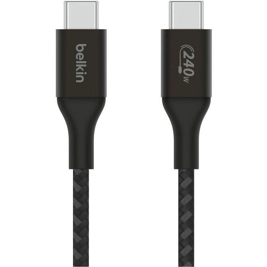 Belkin BoostCharge USB-C to USB-C Cable 240W - 6.56 ft USB-C Data Transfer Cable for