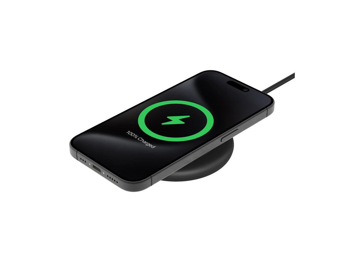 Belkin Boostcharge Wireless Charging Pad - Magnetic With Qi2 - + Ac Power Adapter Wia009ttbk
