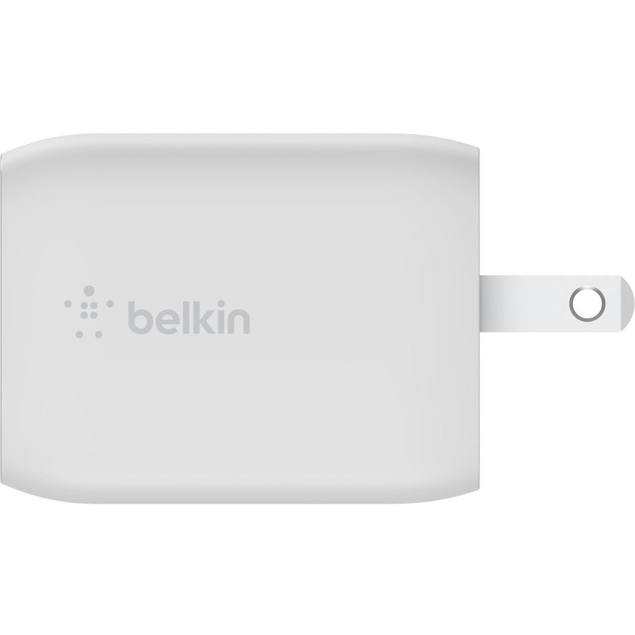 Belkin Dual USB-C GaN Wall Charger with PPS 65W (USB-C to USB-C Cable included) - Power