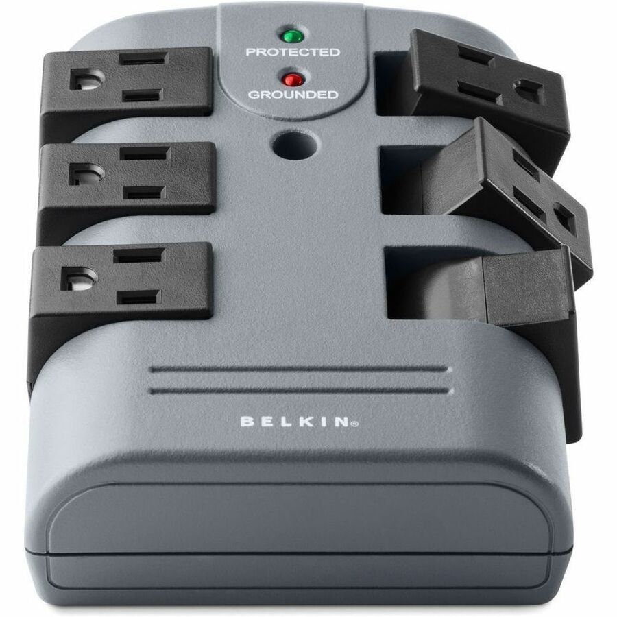 Belkin Pivot-Plug 6-Outlets Surge Suppressor/Protector - 6 x AC Power - 1080 J