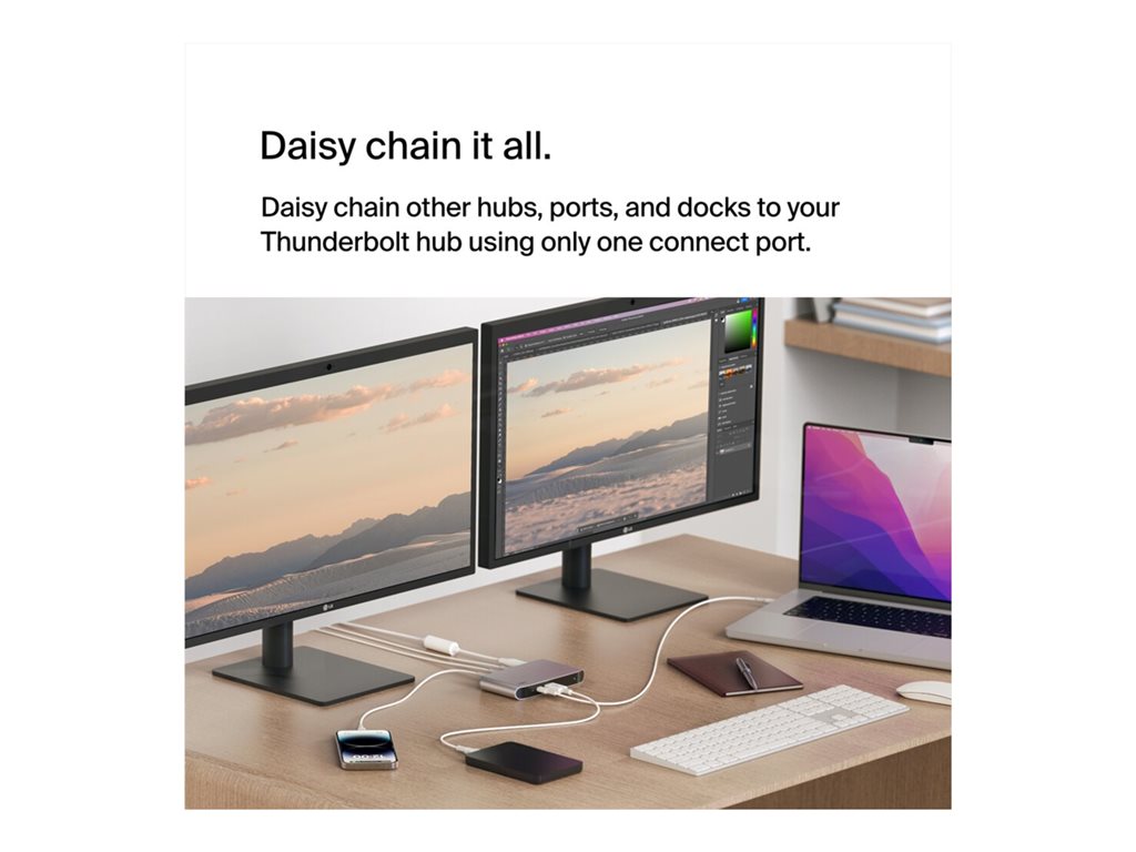 Belkin Thunderbolt 4 5-in-1 Core Hub - Docking station - Thunderbolt 4 - Thunderbolt - 150 Watt