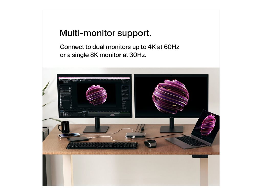 Belkin Thunderbolt 4 5-in-1 Core Hub - Docking station - Thunderbolt 4 - Thunderbolt - 150 Watt