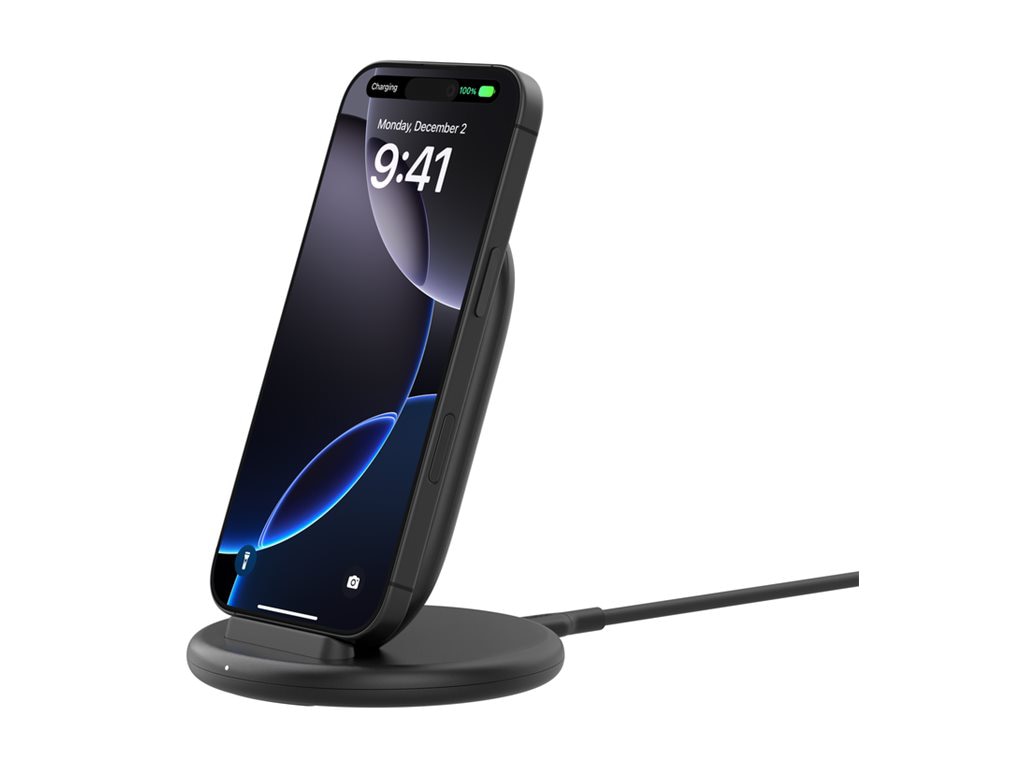 Belkin WIB006TTBK 15W Wireless Charging Stand Fast Qi Charger