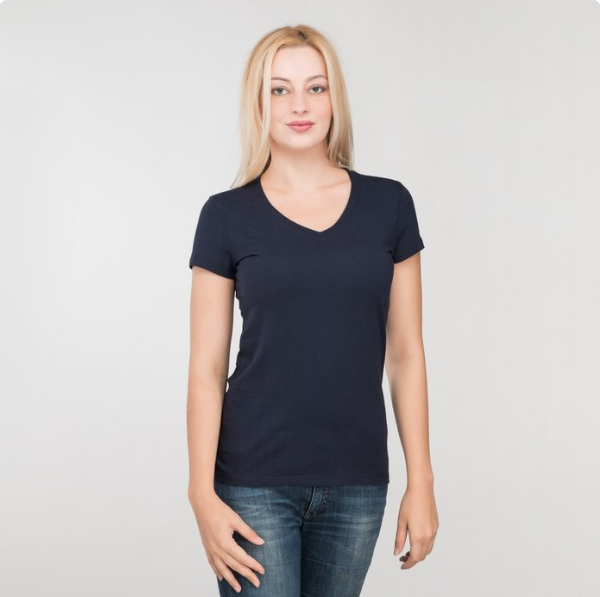 Bella + Canvas Ladies' Short Sleeve V-Neck Jersey T-Shirt – Ultra-Soft, Flattering Fit, and Everyday Ready