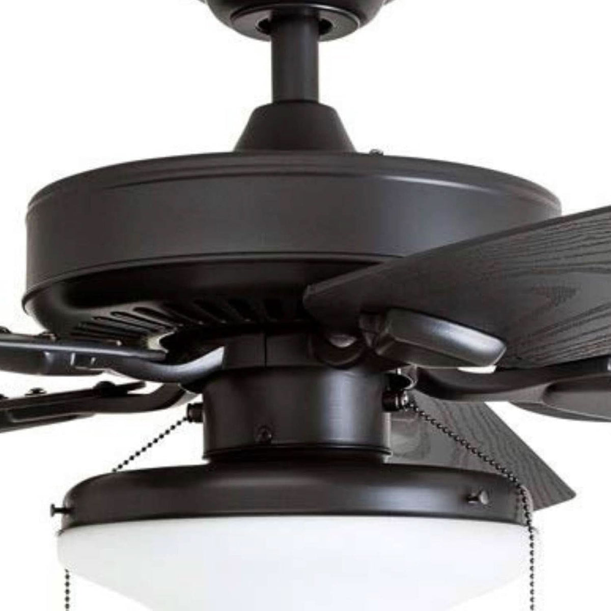 Belmar 52 Inch Bronze Damp Rated Ceiling Fan LED Light