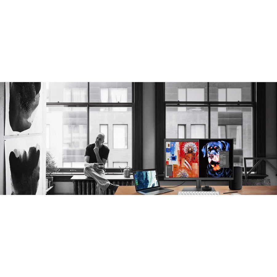 BenQ DesignVue PD2705UA 27" 4K UHD LED LCD Monitor - 16:9 - Dark Gray