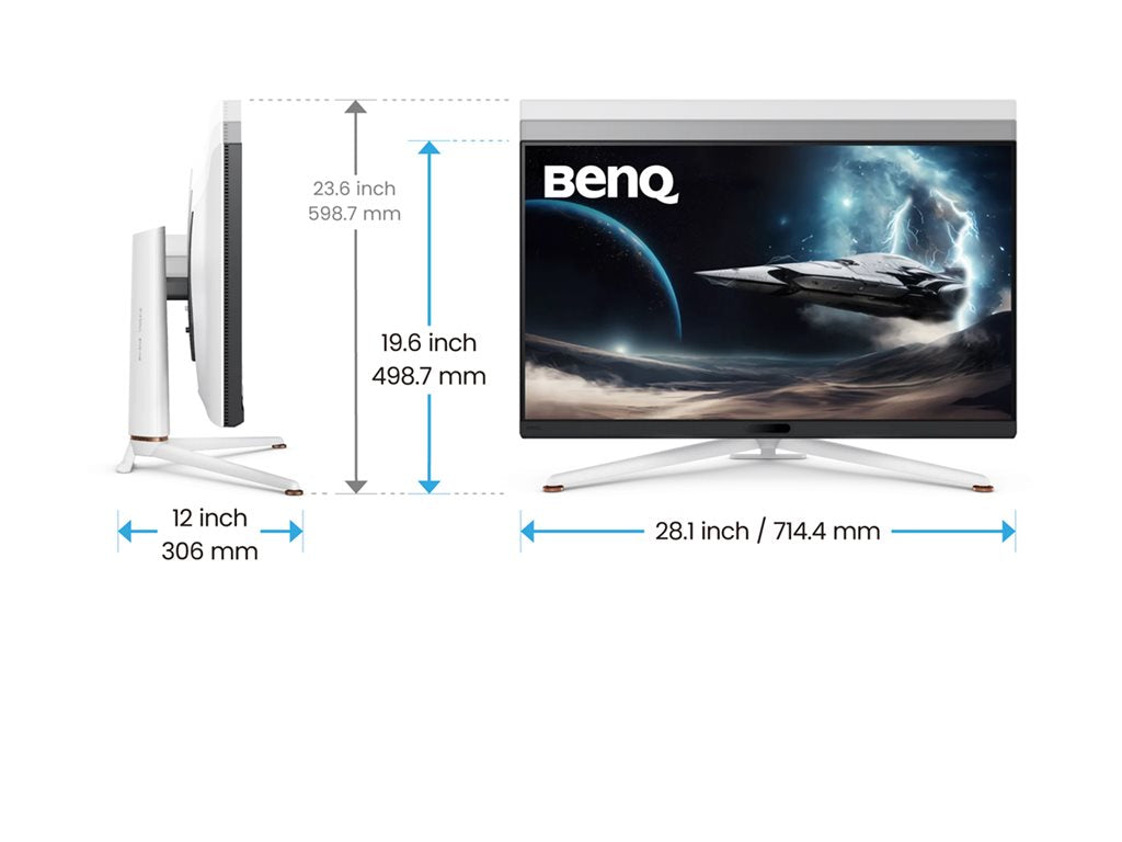 BenQ Mobiuz EX321UX - LED monitor - gaming - USB - 32 (31.5" viewable) - 3840 x 2160 4K @ 144 Hz - IPS - 1000 cd/mï¿½ - 1000:1