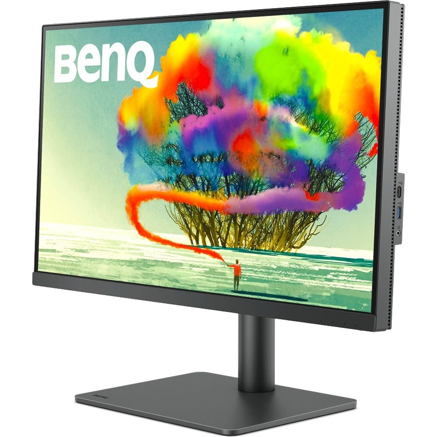 BenQ PD2705U 27 4K UHD IPS USB-C Calibrated LCD Monitor for Designer - 16:9 - Gray"
