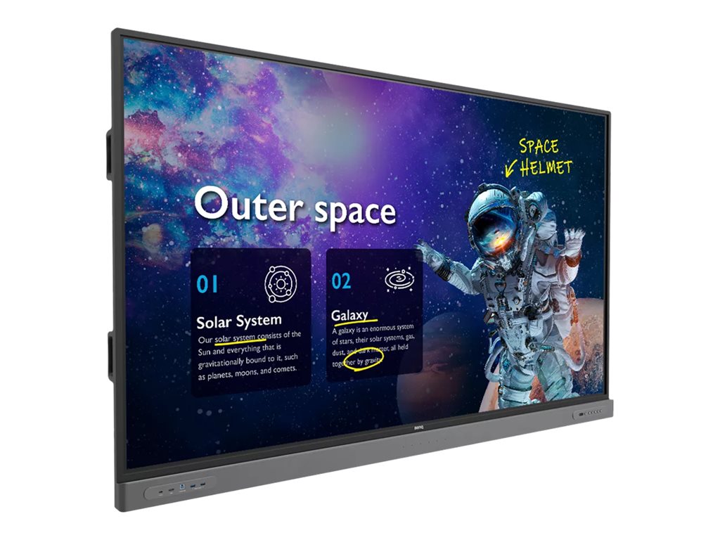 BenQ RM8603 - 86 Diagonal Class Master Education Series LED-backlit LCD display - interactive - with touchscreen (multi
