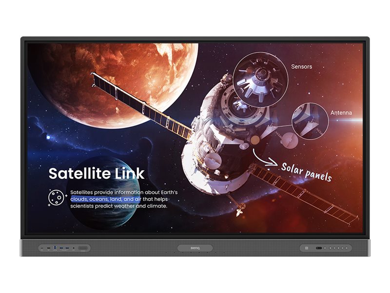 BenQ RP6503 - 65 Diagonal Class Pro Series LED-backlit LCD display - interactive - with touchscreen (multi touch) - 4K