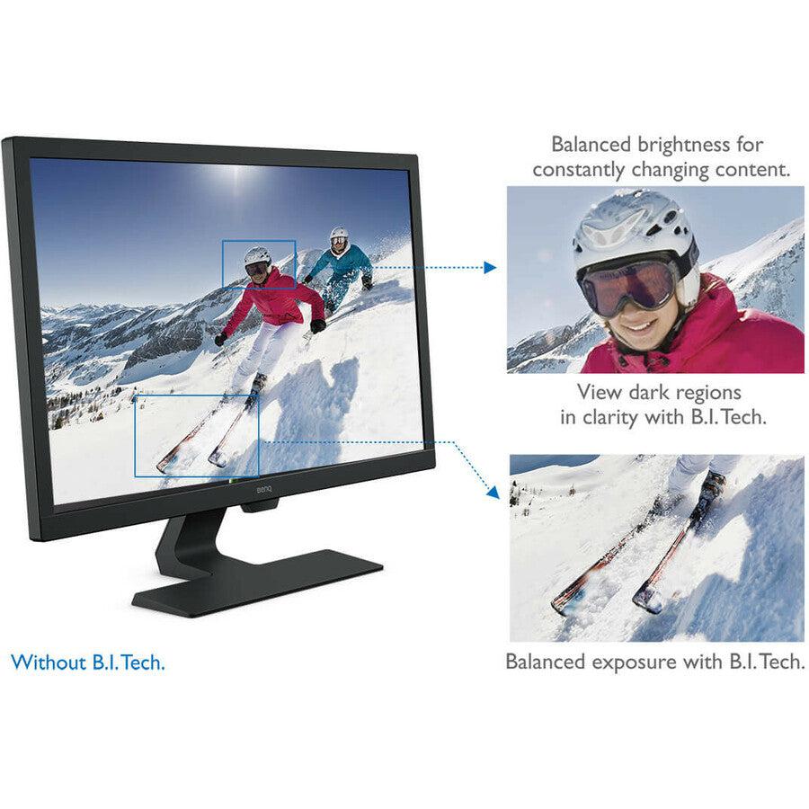 Benq 27 Inch 1080P Monitor | 75 Hz 1Ms For Gaming | Proprietary Eye-Care Tech |Adaptive Brightness For Image Quality