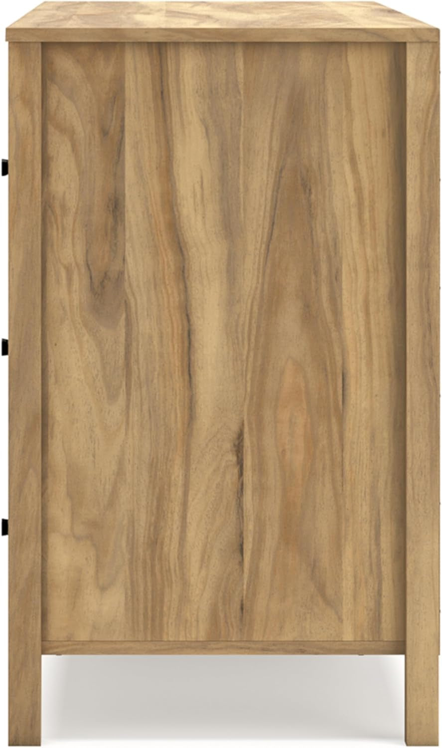Bermacy 6 Drawer Dresser Light Brown Bedroom Storage