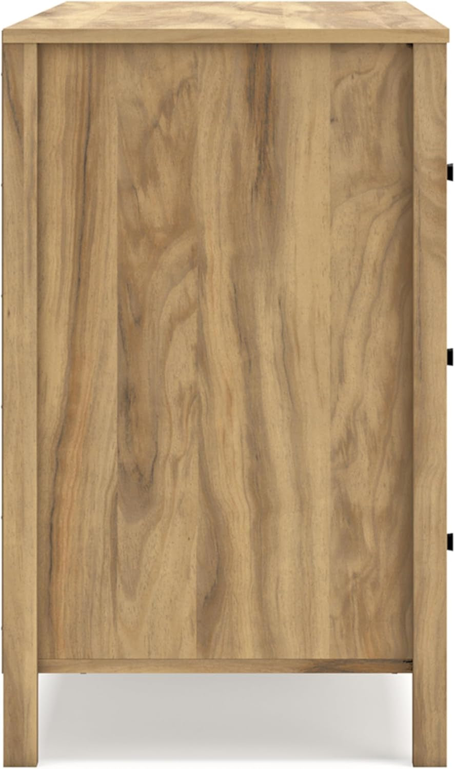 Bermacy 6 Drawer Dresser Light Brown Bedroom Storage