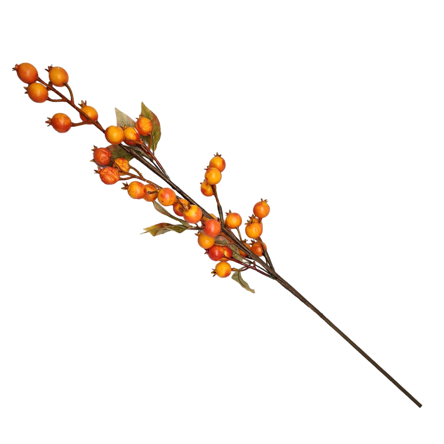 Berries Stem - 31 Inch - Orange